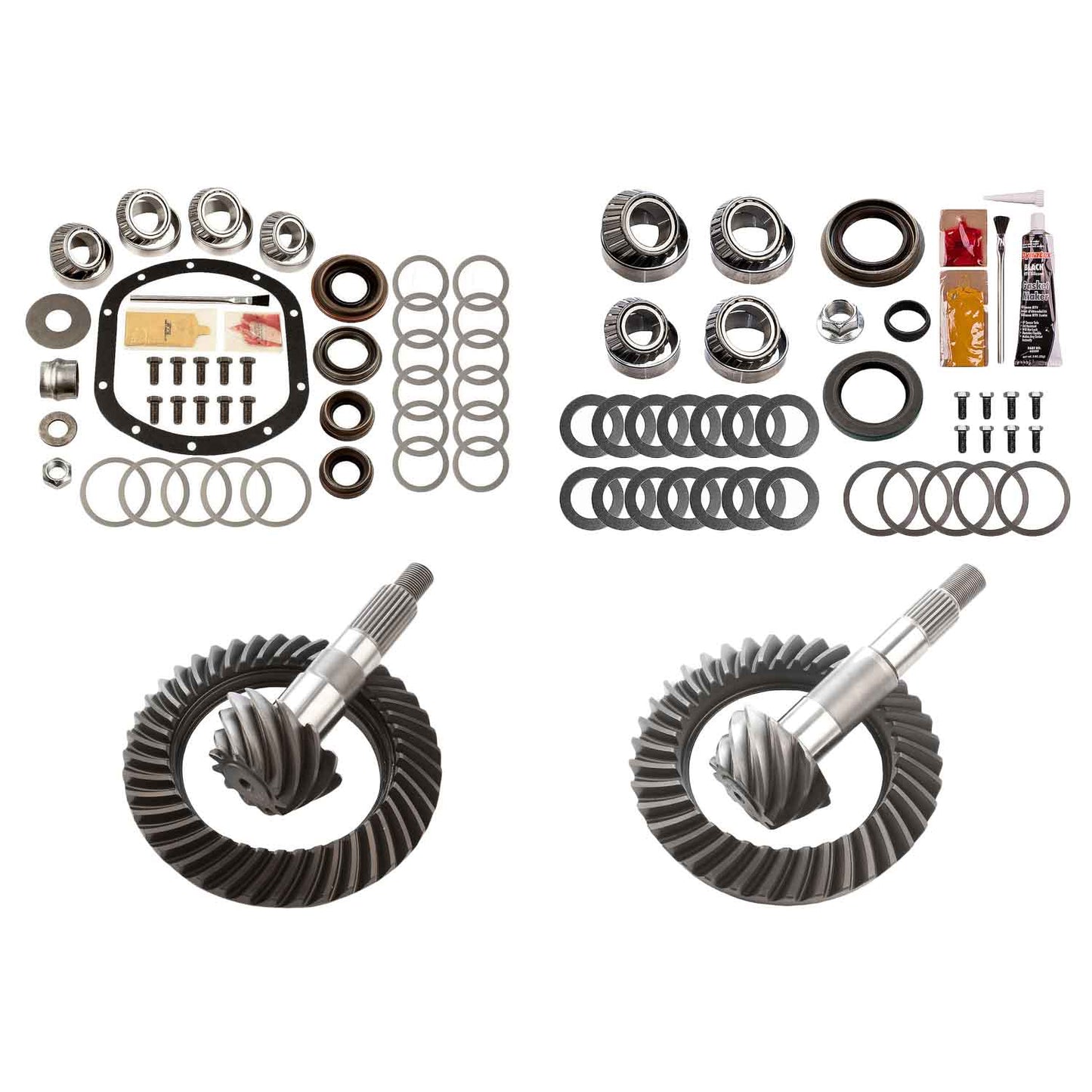 Differential Ring And Pinon Front And Rear Complete Kit