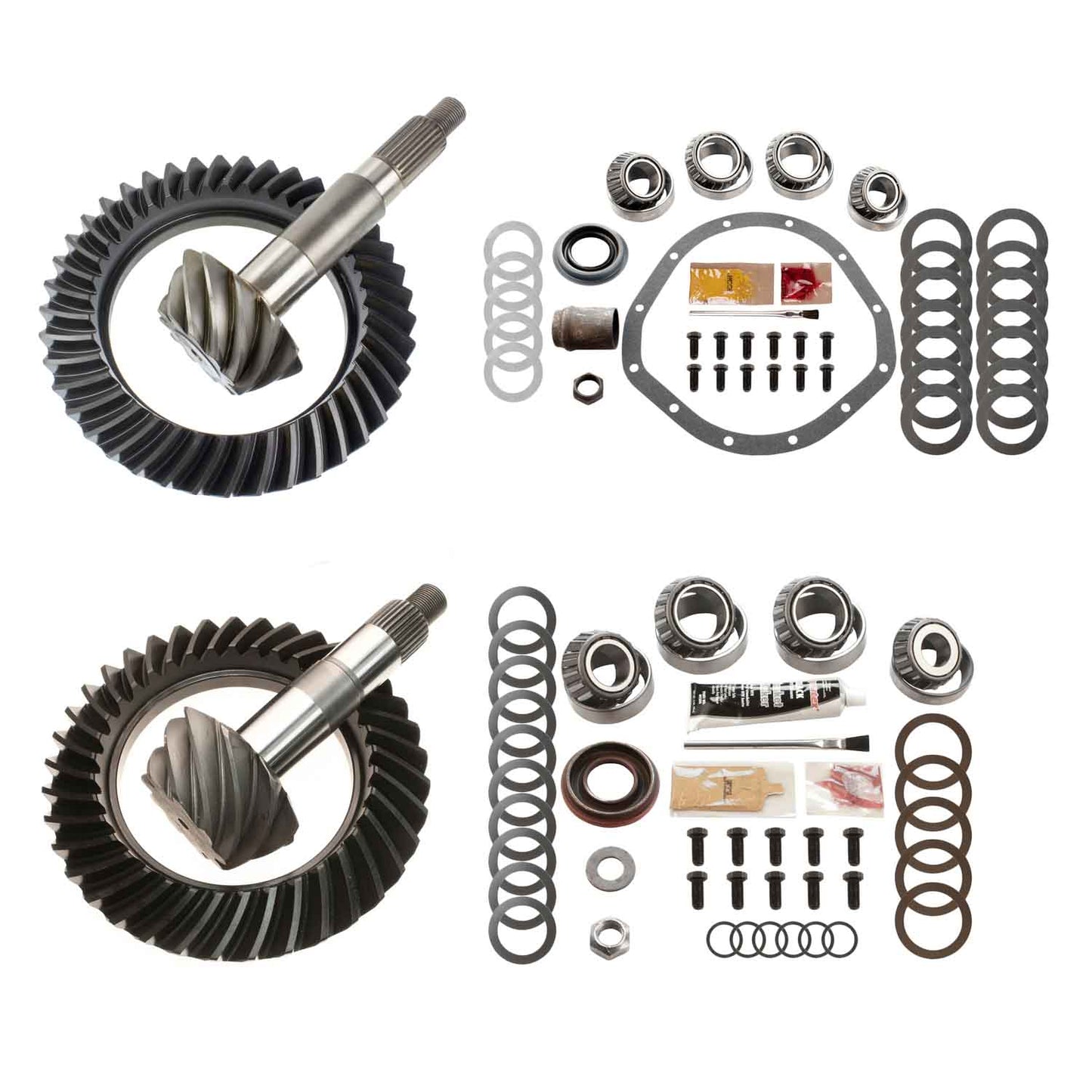 Differential Ring And Pinon Front And Rear Complete Kit