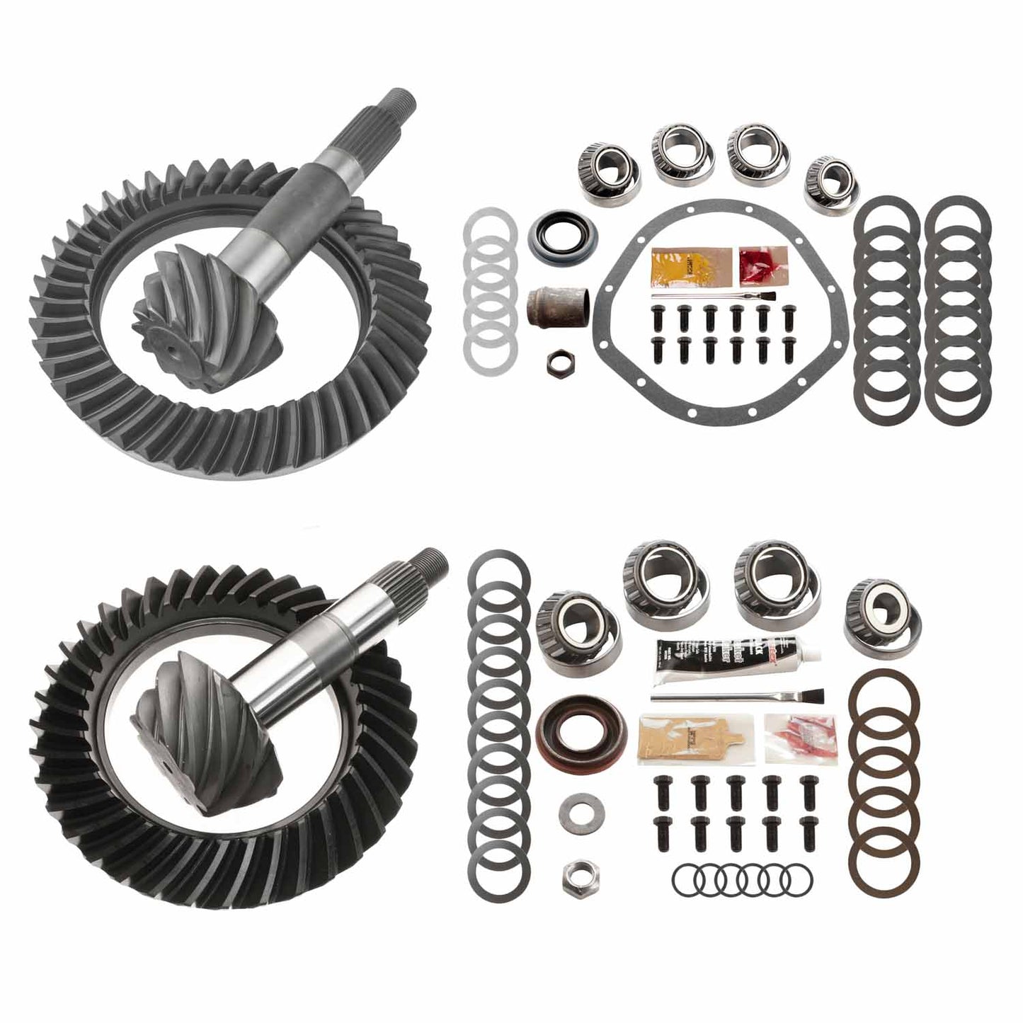 Differential Ring And Pinon Front And Rear Complete Kit
