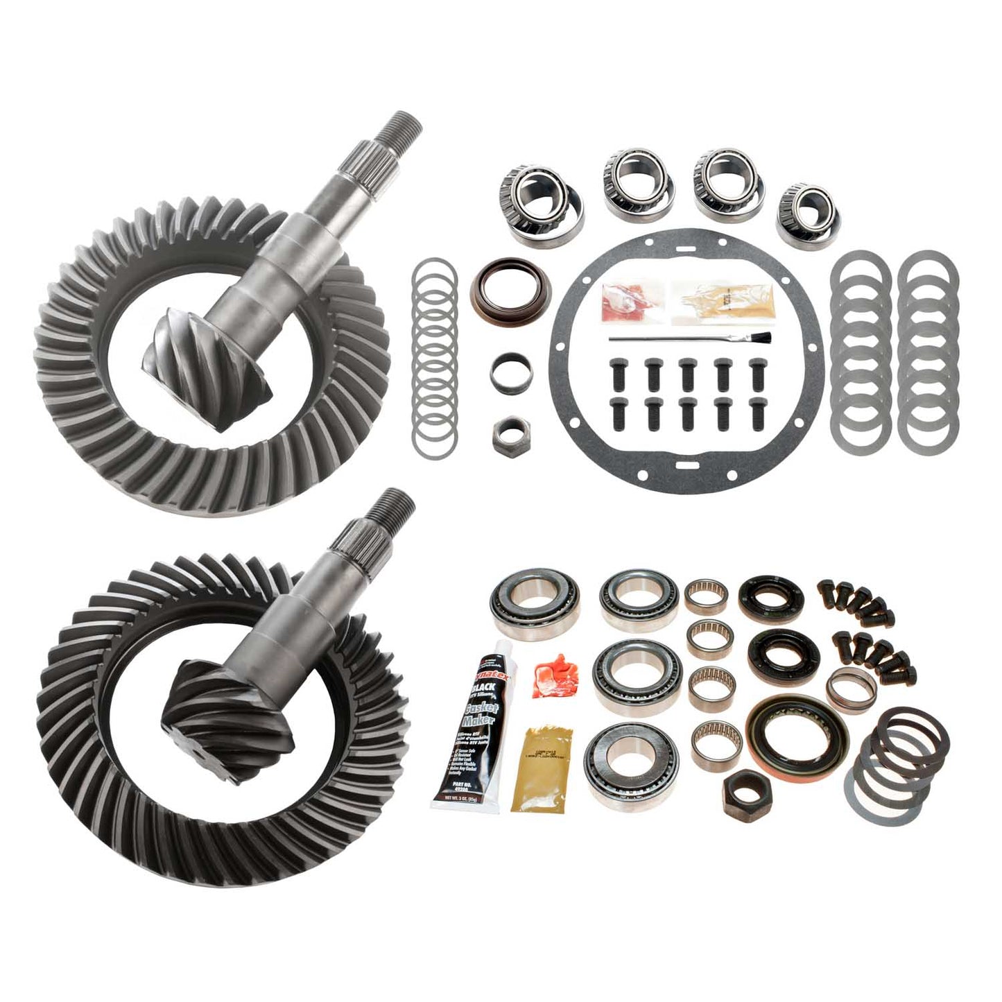 Differential Ring And Pinon Front And Rear Complete Kit