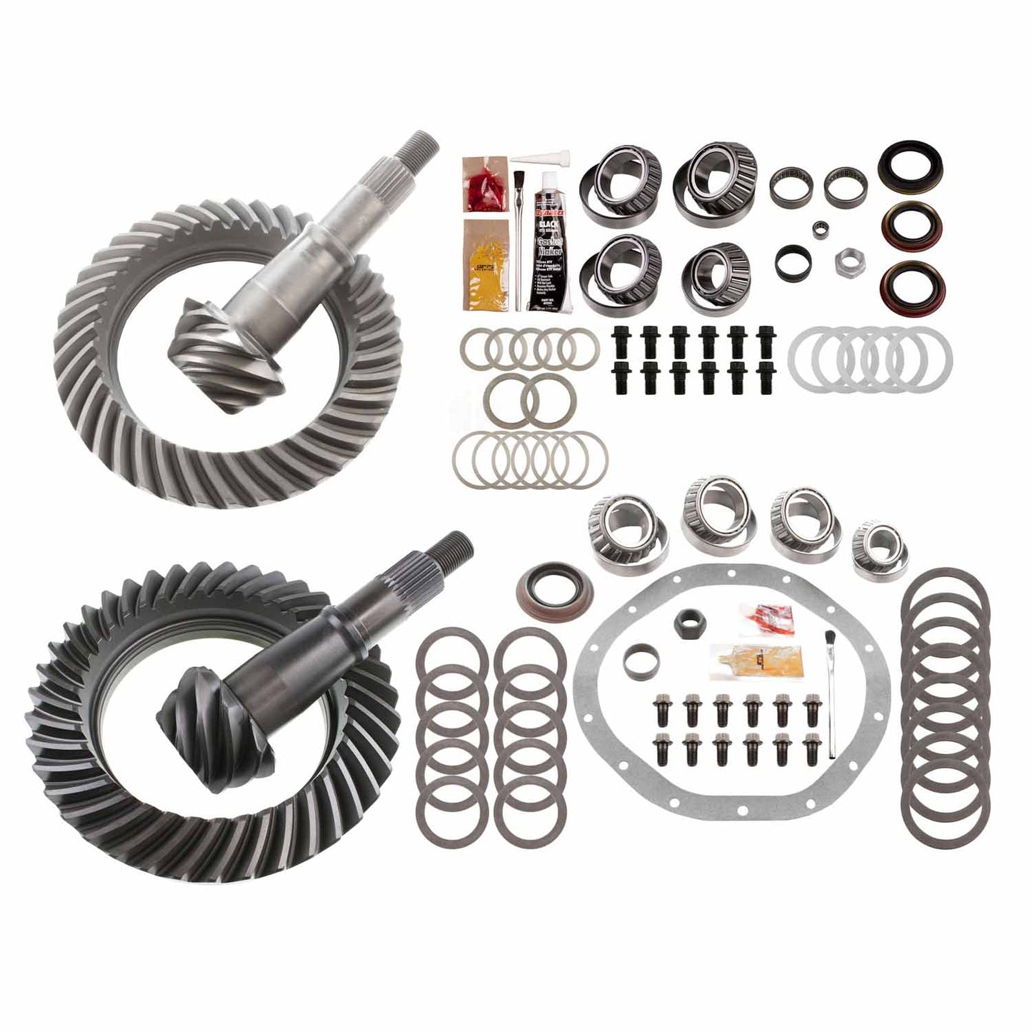 Differential Ring And Pinon Front And Rear Complete Kit