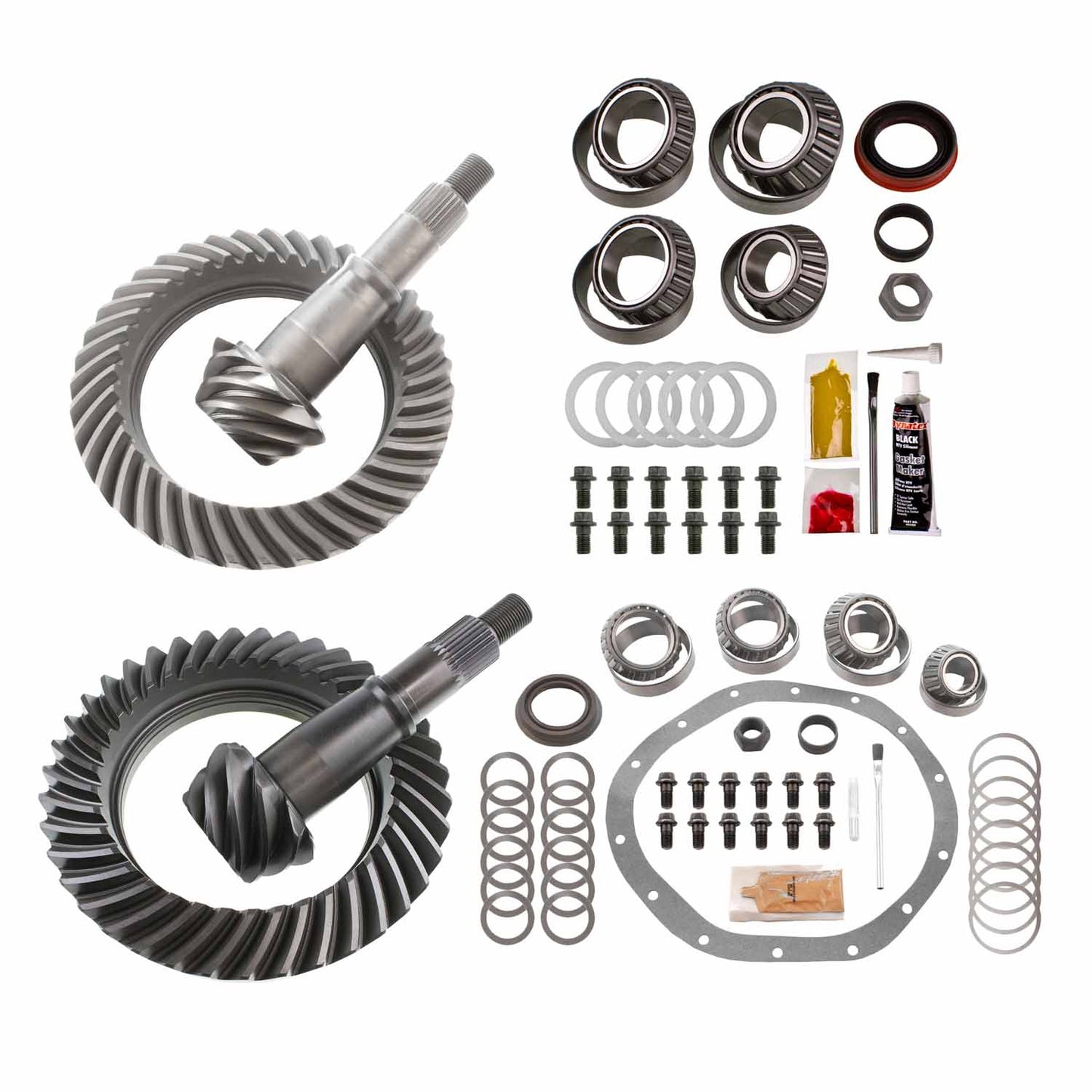 Differential Ring And Pinon Front And Rear Complete Kit