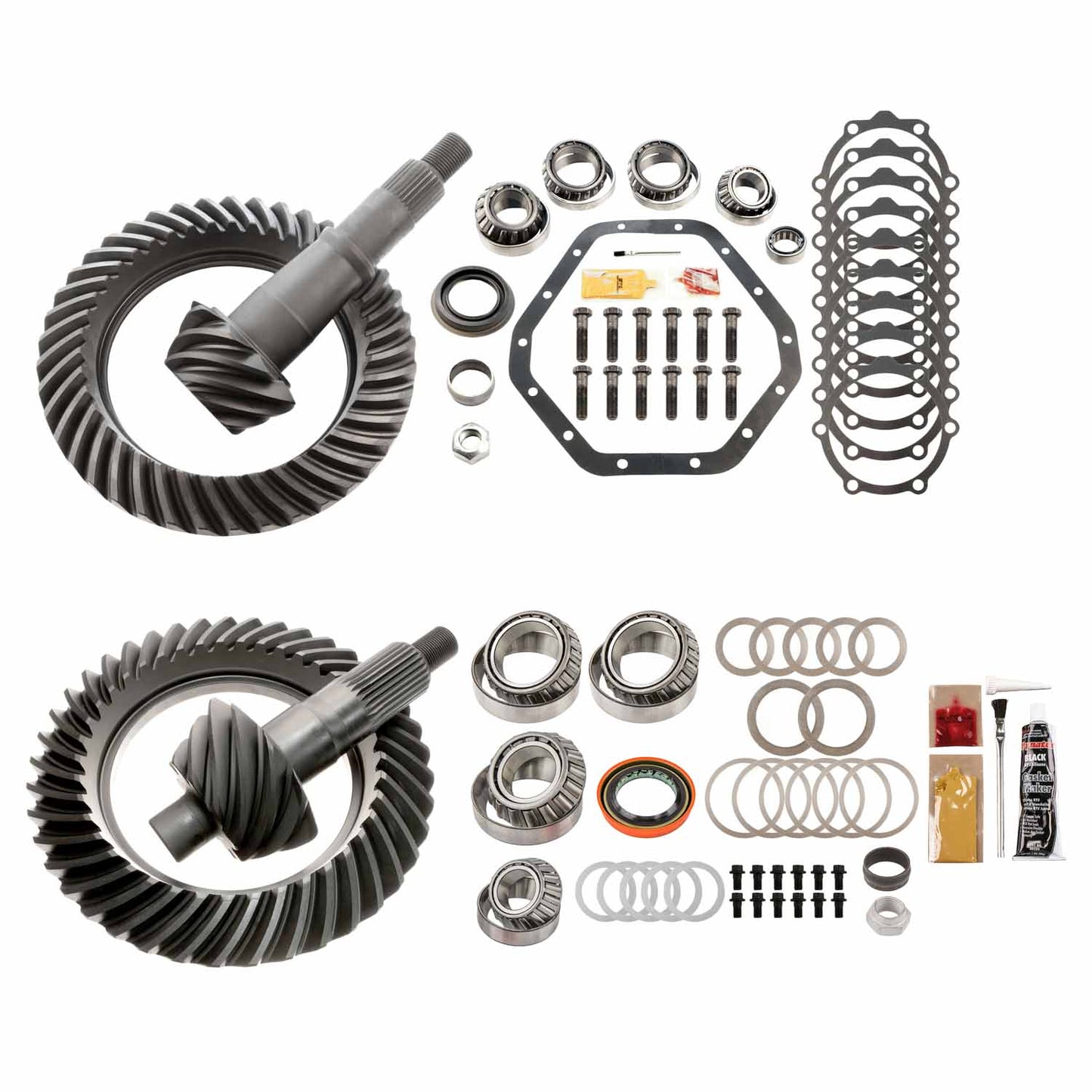 Differential Ring And Pinon Front And Rear Complete Kit