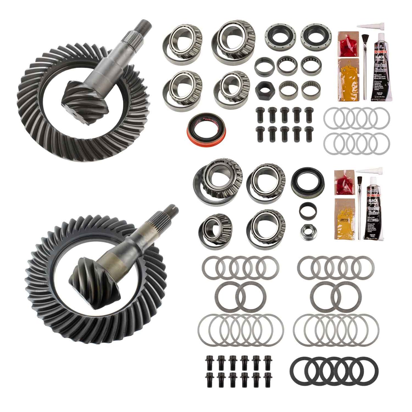 Differential Ring And Pinon Front And Rear Complete Kit