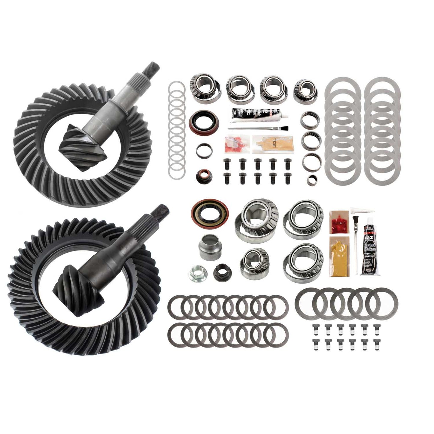 Differential Ring And Pinon Front And Rear Complete Kit