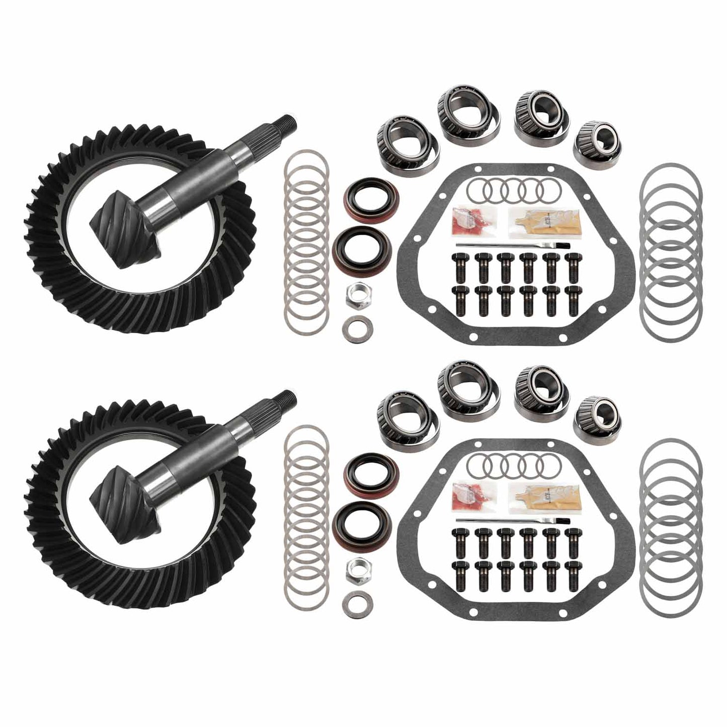 Differential Ring And Pinon Front And Rear Complete Kit
