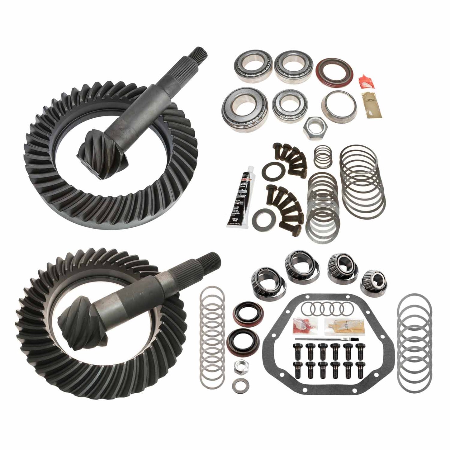 Differential Ring And Pinon Front And Rear Complete Kit