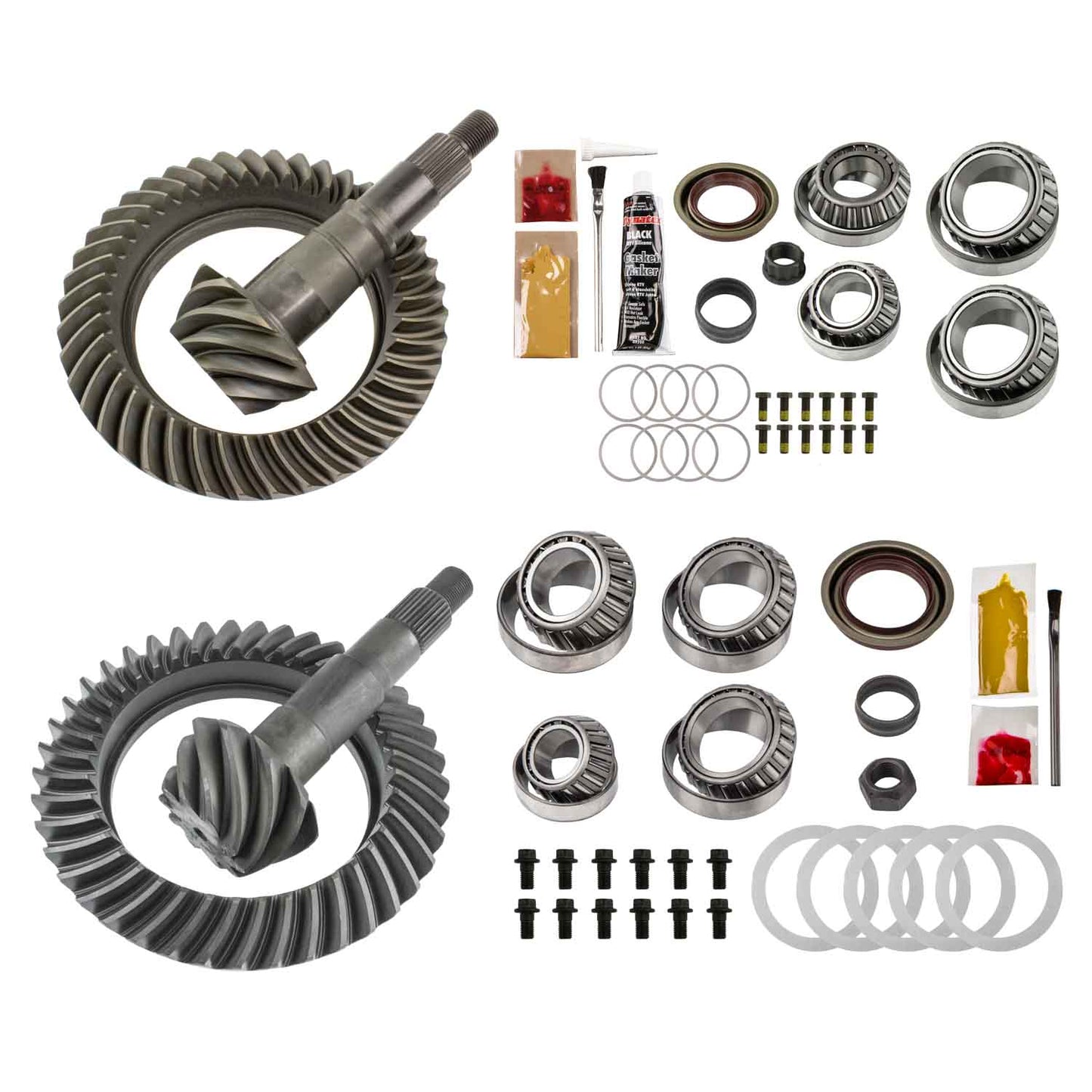 Differential Ring And Pinon Front And Rear Complete Kit
