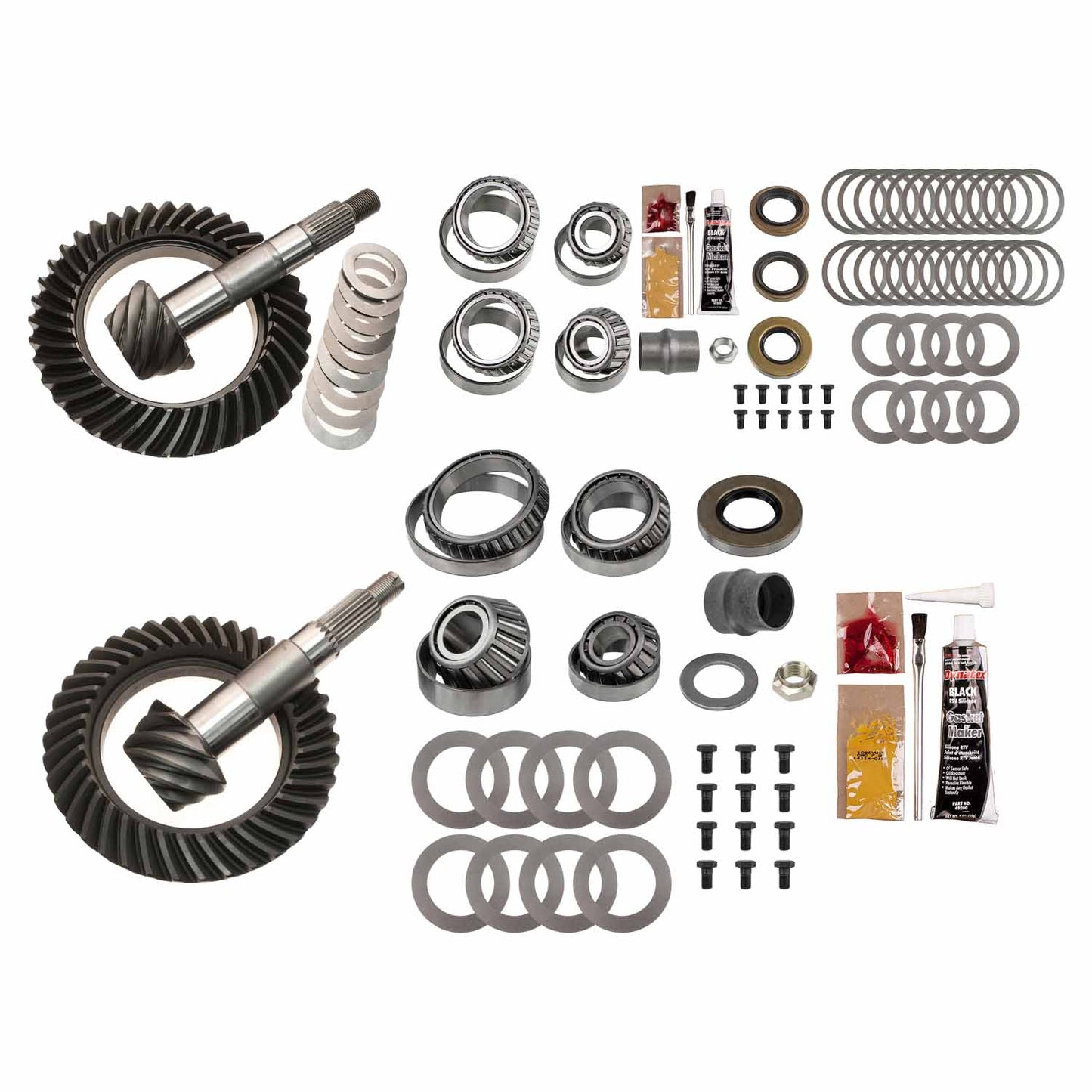 Differential Ring And Pinon Front And Rear Complete Kit