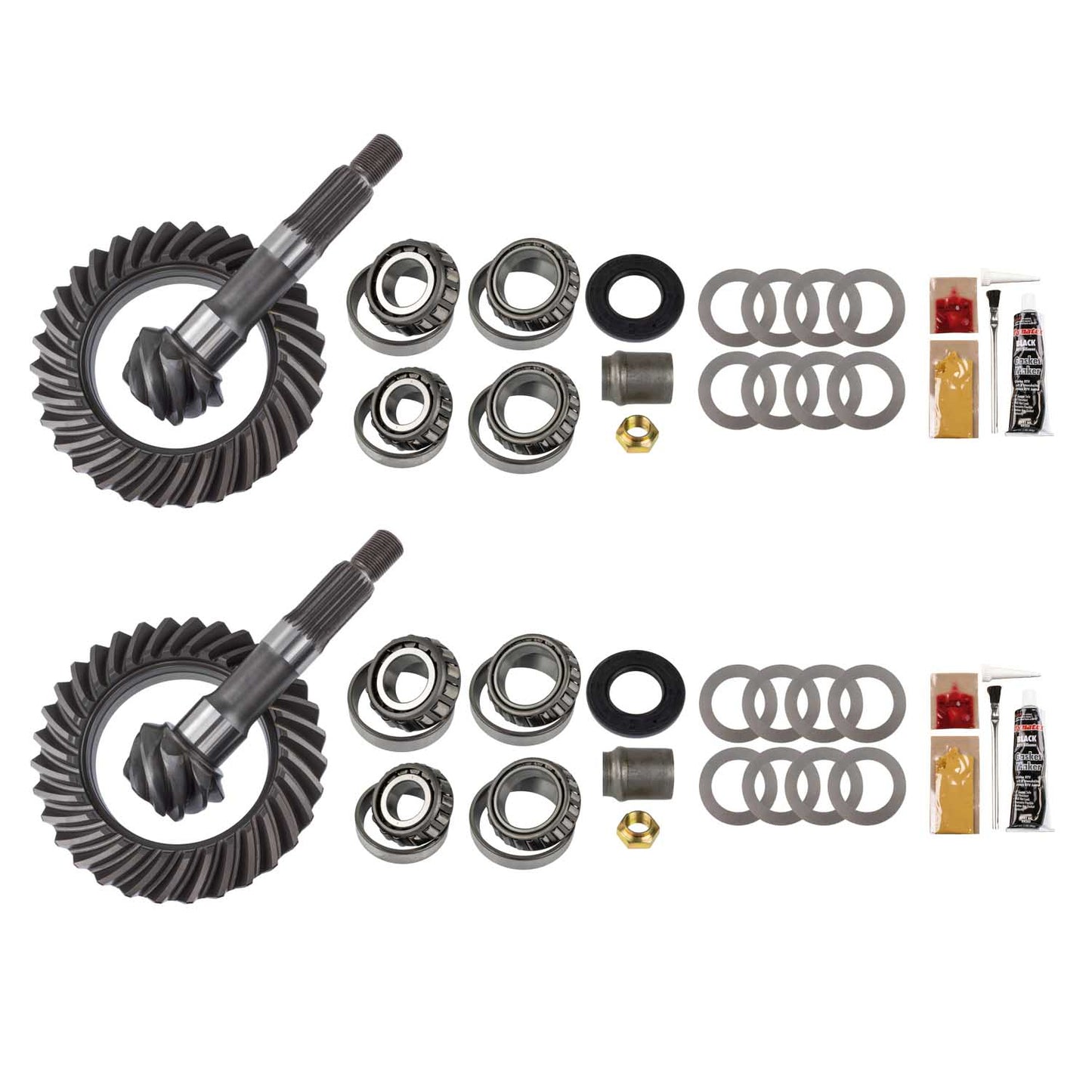 Differential Ring And Pinon Front And Rear Complete Kit