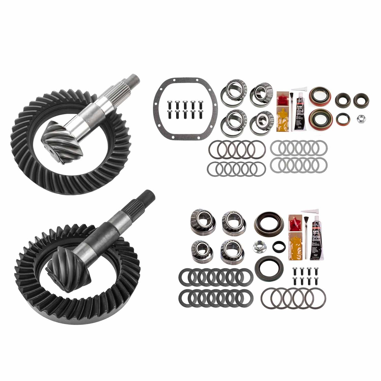 Differential Ring And Pinon Front And Rear Complete Kit