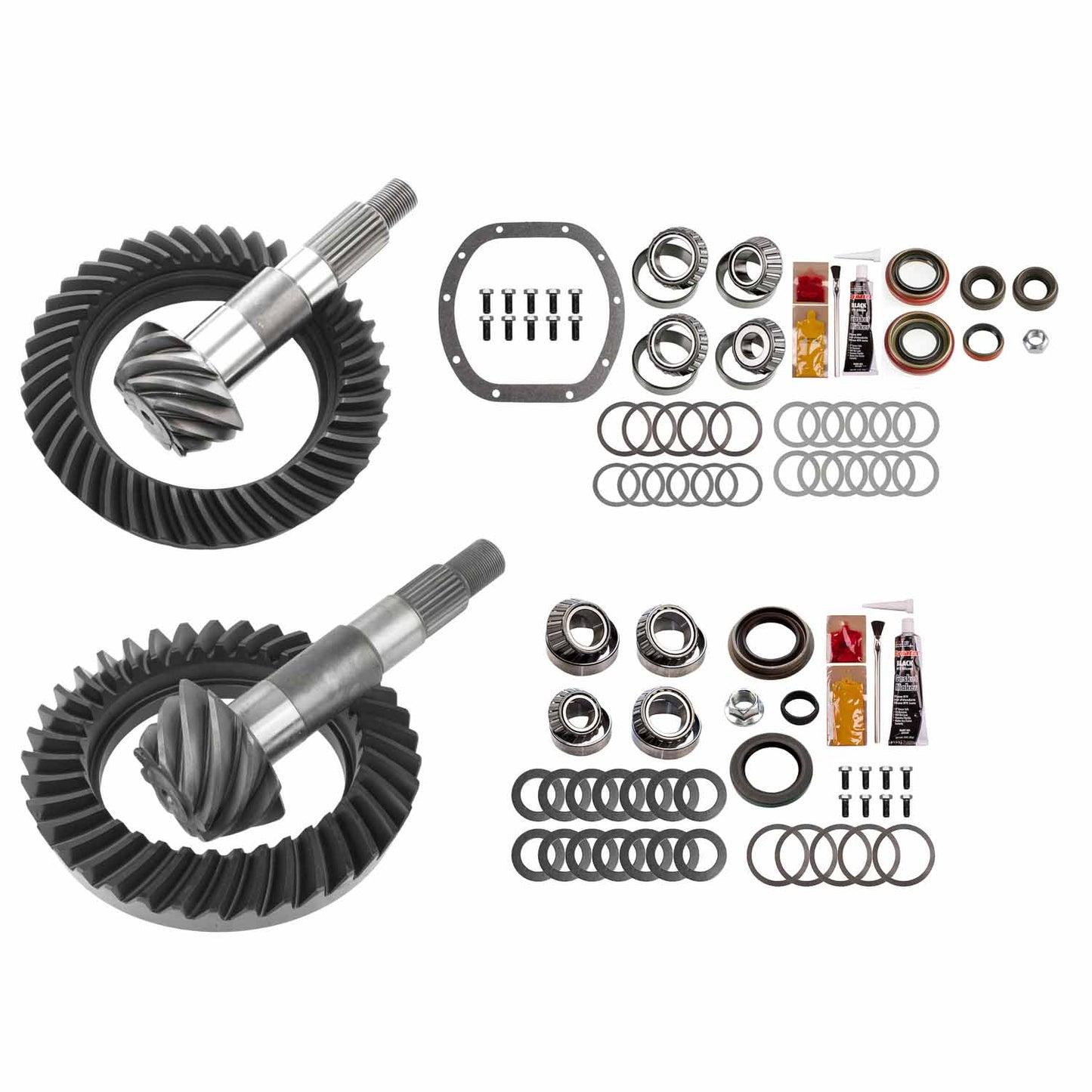 Differential Ring And Pinon Front And Rear Complete Kit