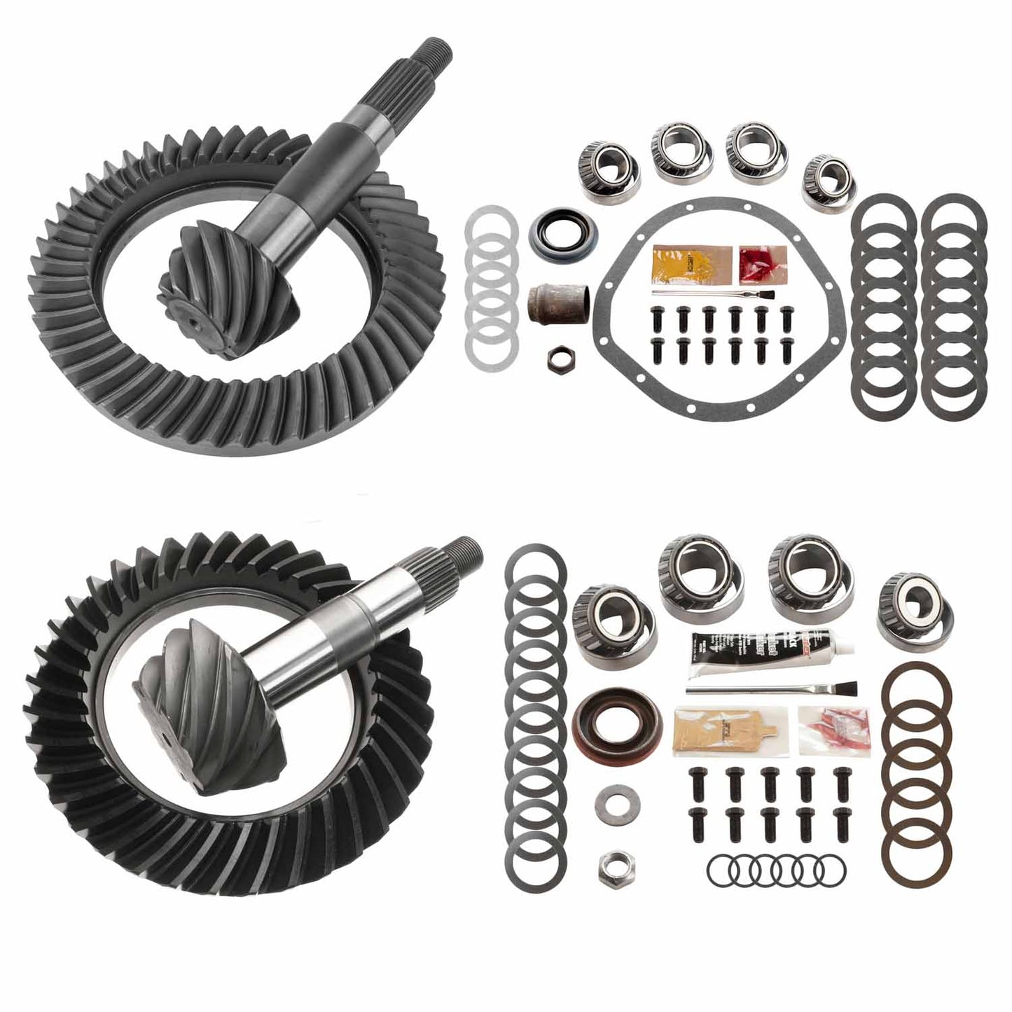 Differential Ring And Pinon Front And Rear Complete Kit