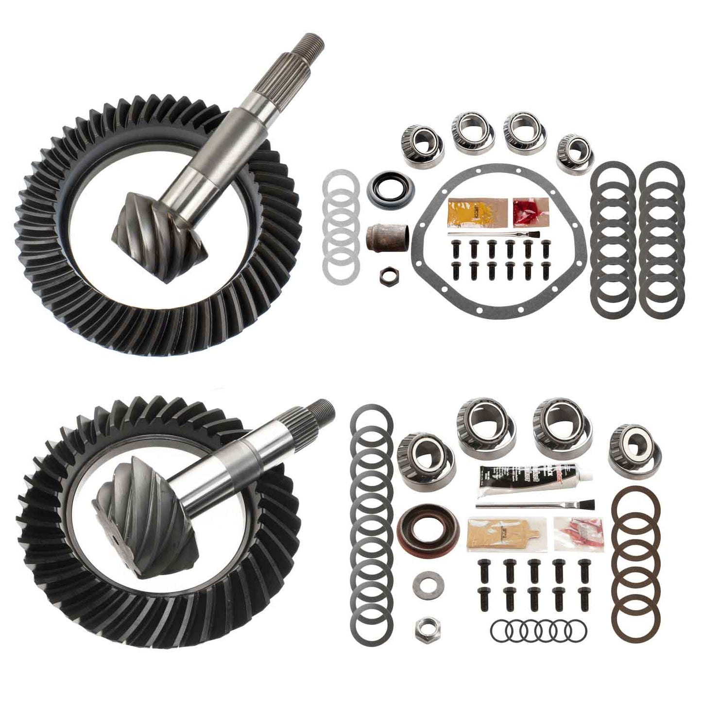 Differential Ring And Pinon Front And Rear Complete Kit