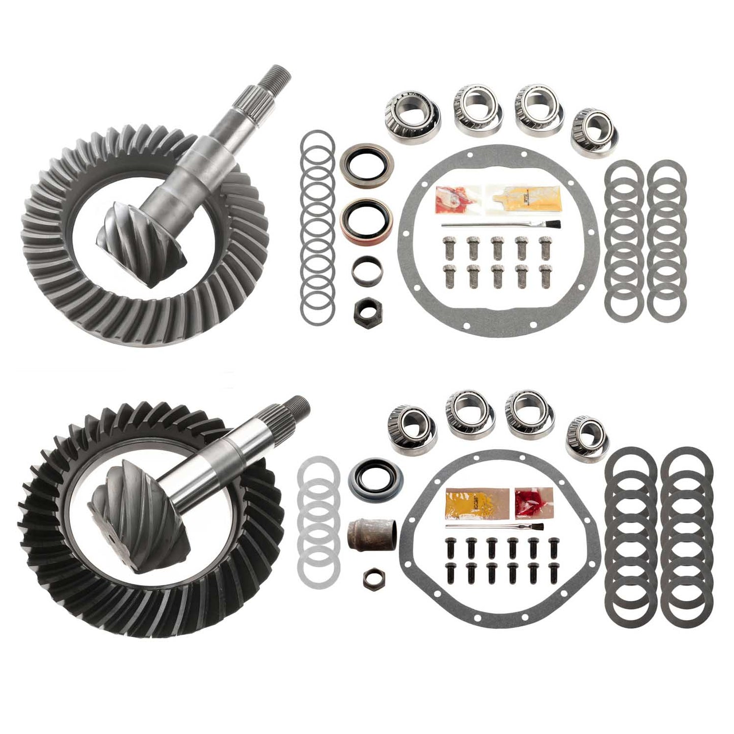 Differential Ring And Pinon Front And Rear Complete Kit