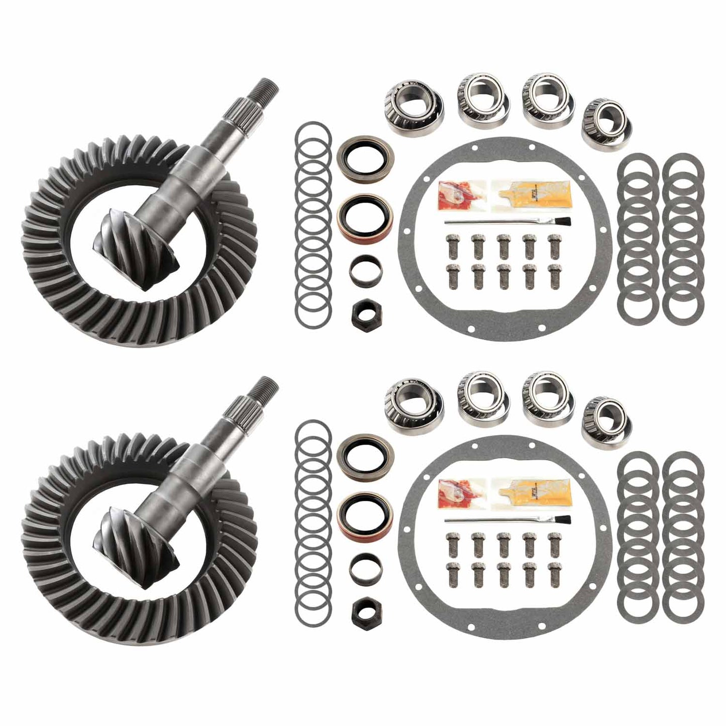 Differential Ring And Pinon Front And Rear Complete Kit