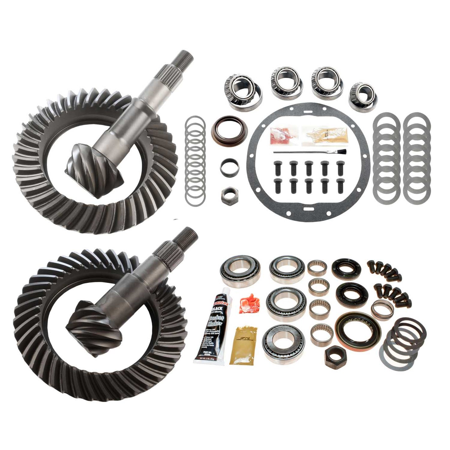 Differential Ring And Pinon Front And Rear Complete Kit