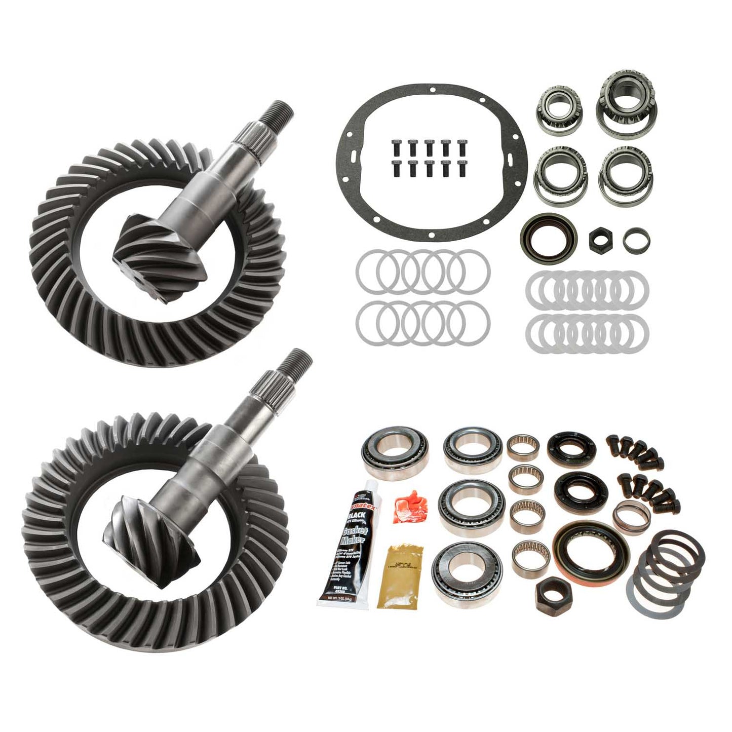 Differential Ring And Pinon Front And Rear Complete Kit