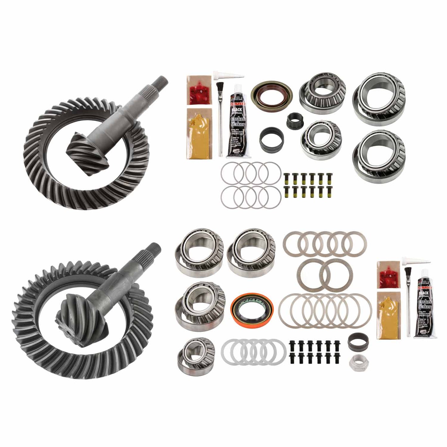 Differential Ring And Pinon Front And Rear Complete Kit