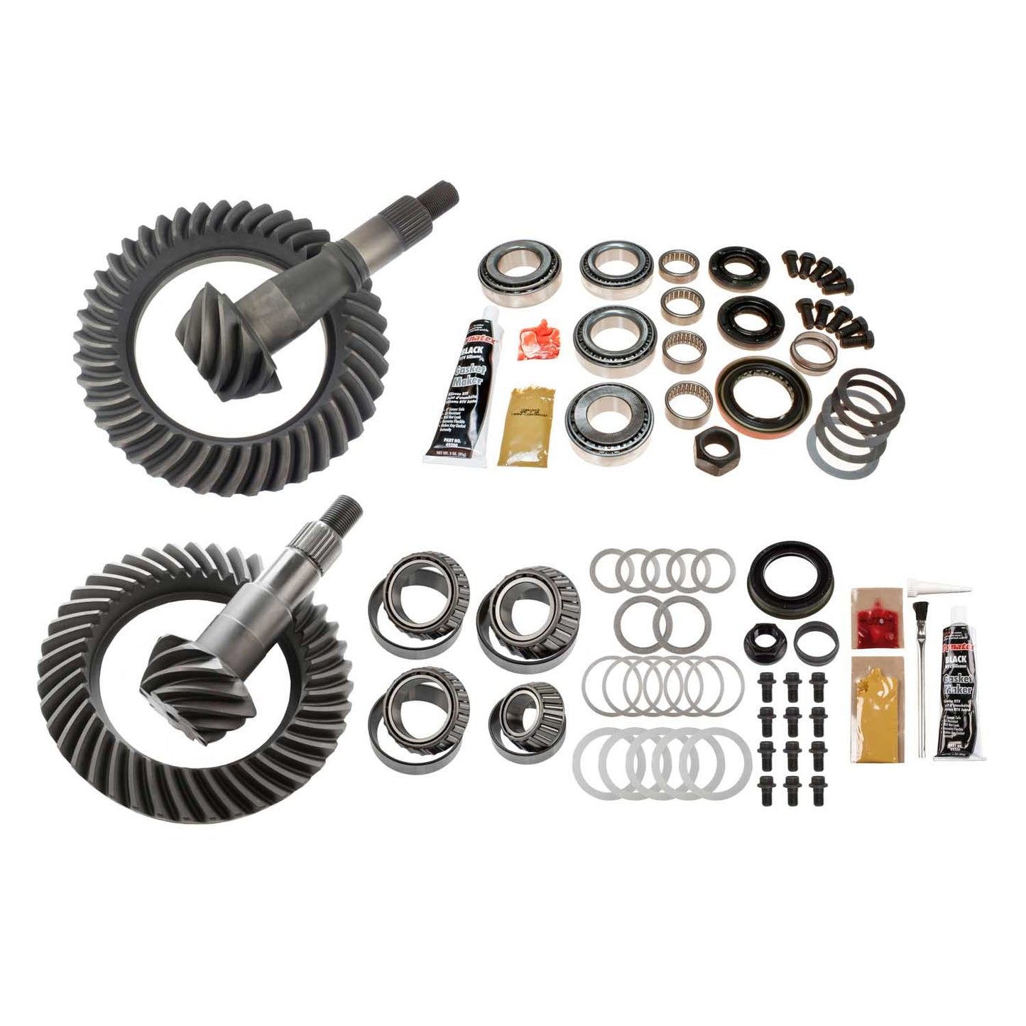 Differential Ring And Pinon Front And Rear Complete Kit