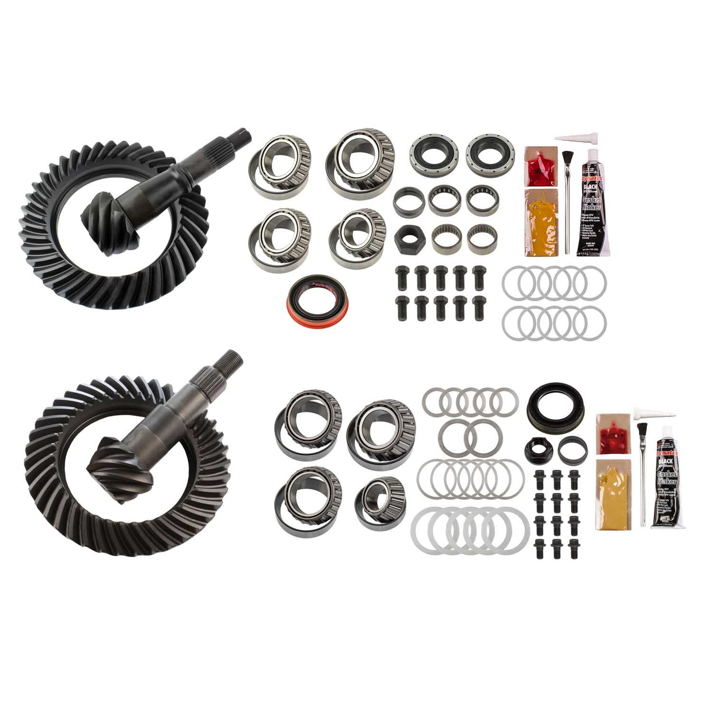 Differential Ring And Pinon Front And Rear Complete Kit