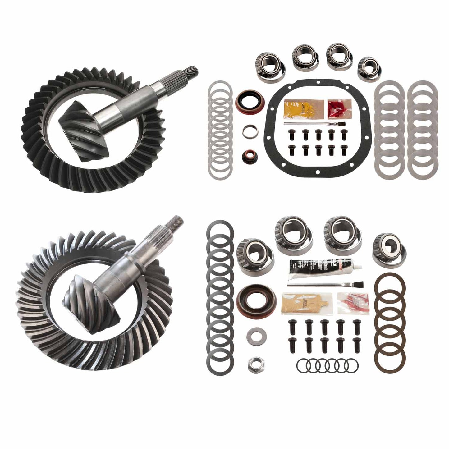 Differential Ring And Pinon Front And Rear Complete Kit