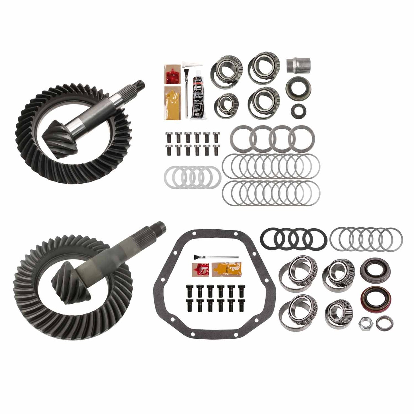 Differential Ring And Pinon Front And Rear Complete Kit