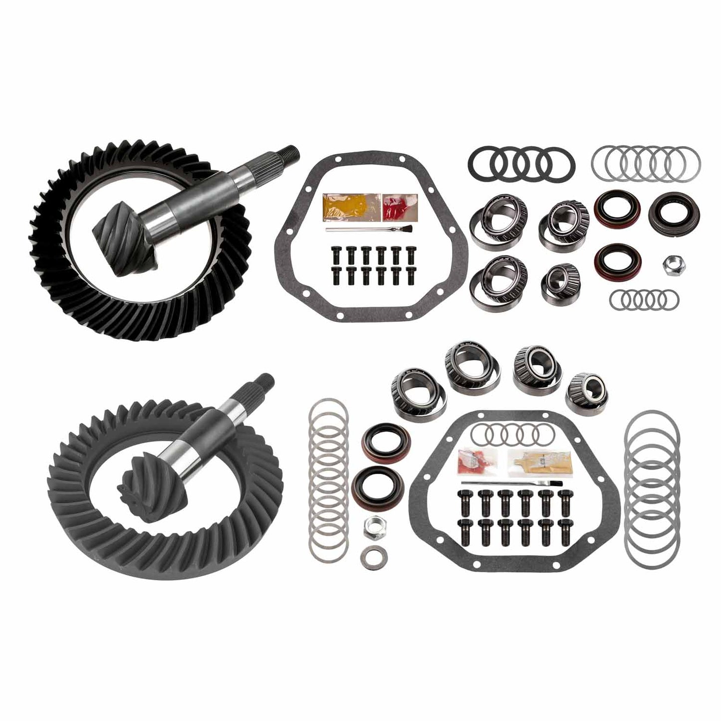 Differential Ring And Pinon Front And Rear Complete Kit