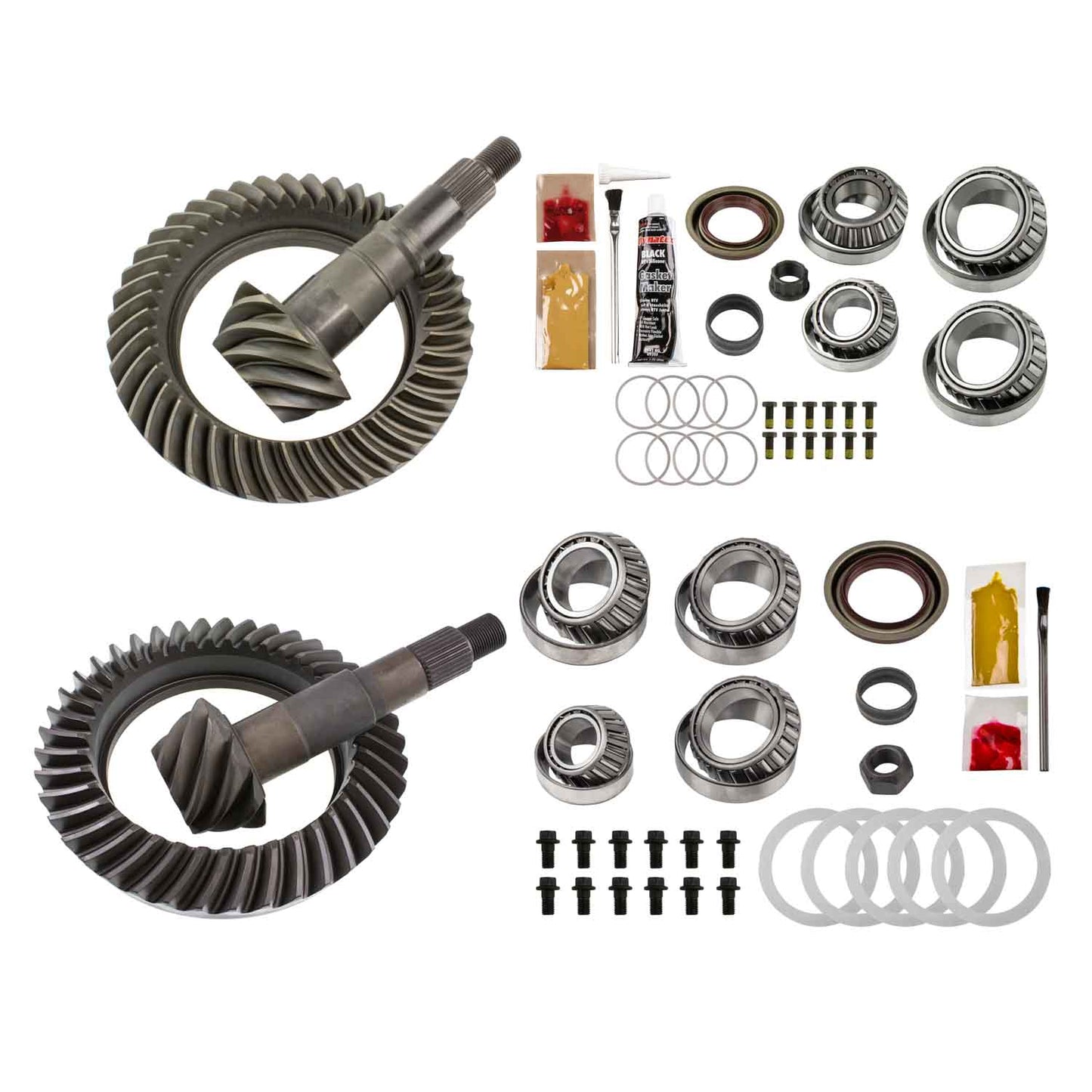 Differential Ring And Pinon Front And Rear Complete Kit