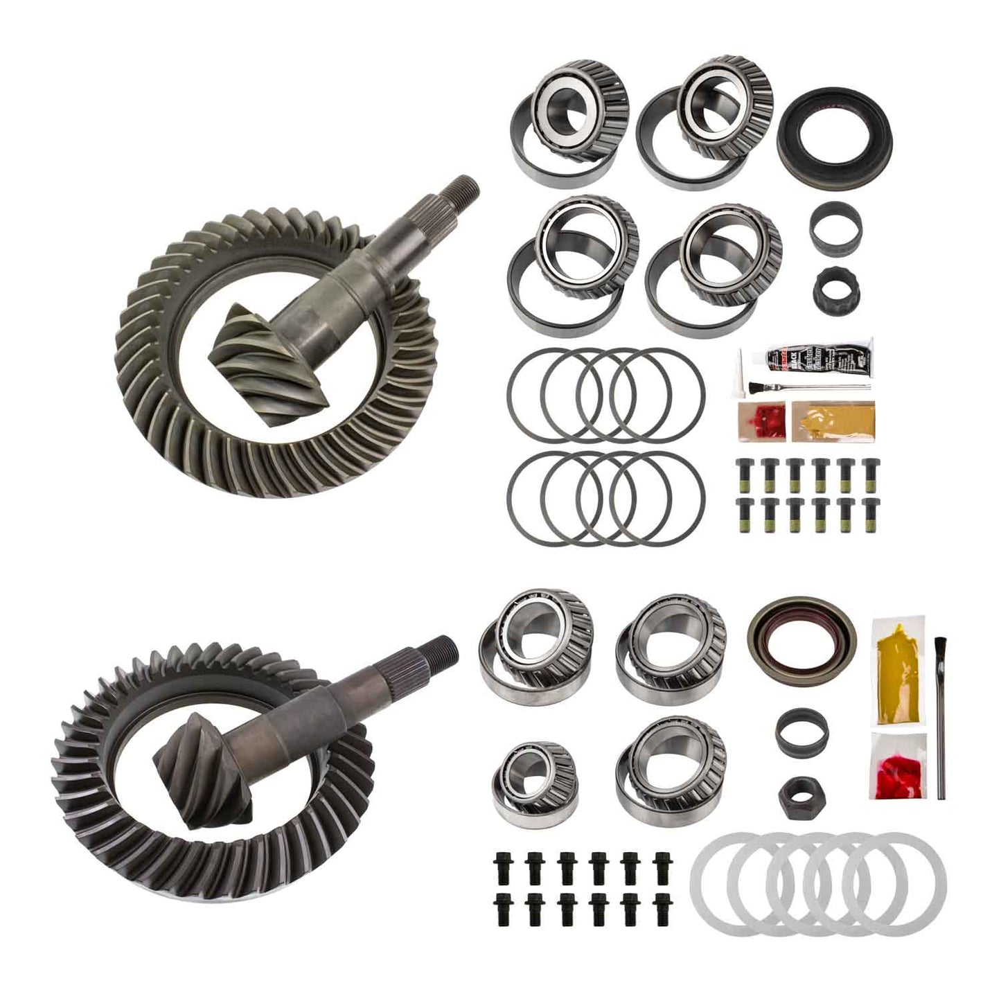 Differential Ring And Pinon Front And Rear Complete Kit