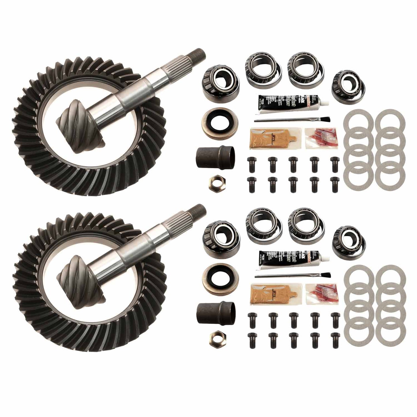 Differential Ring And Pinon Front And Rear Complete Kit