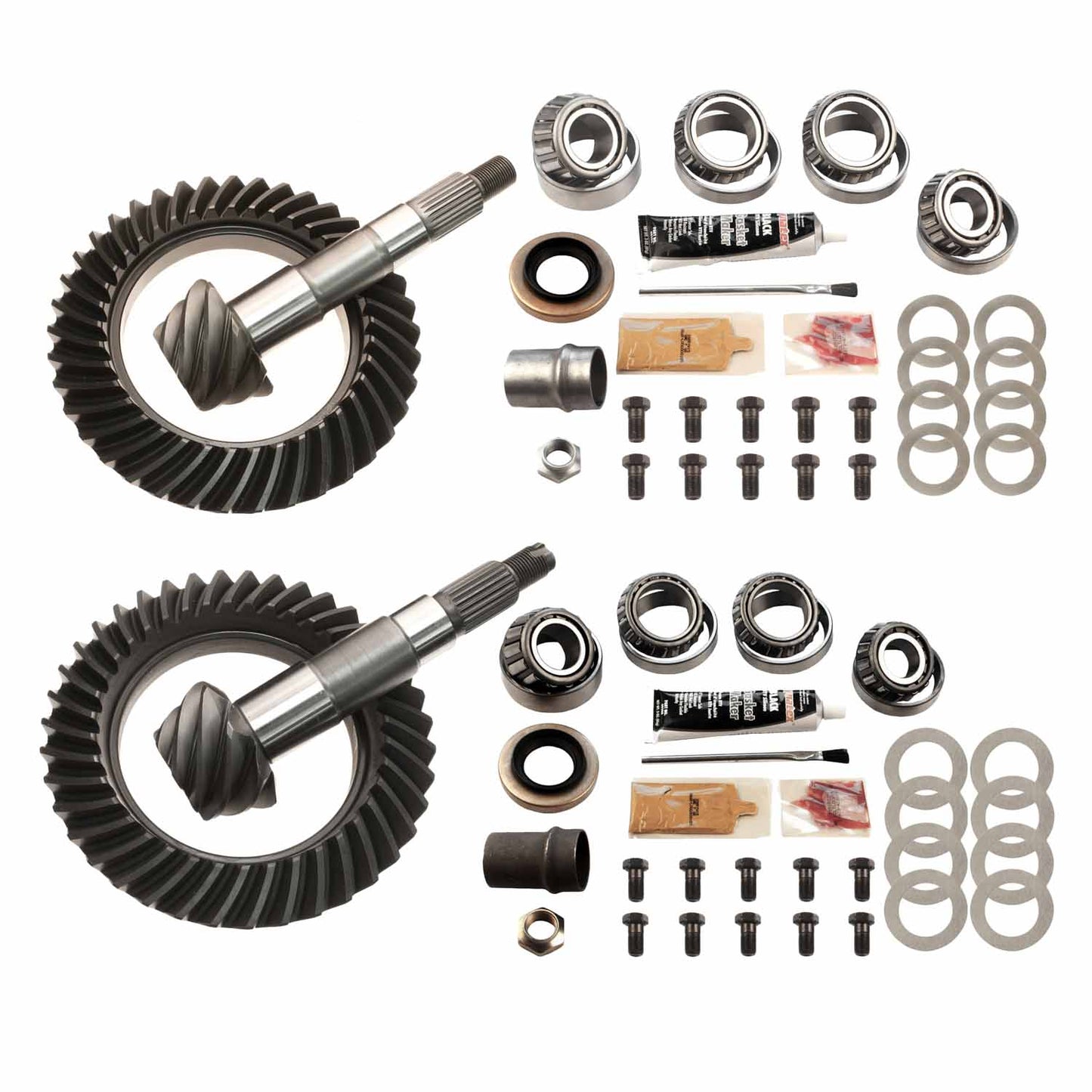 Differential Ring And Pinon Front And Rear Complete Kit