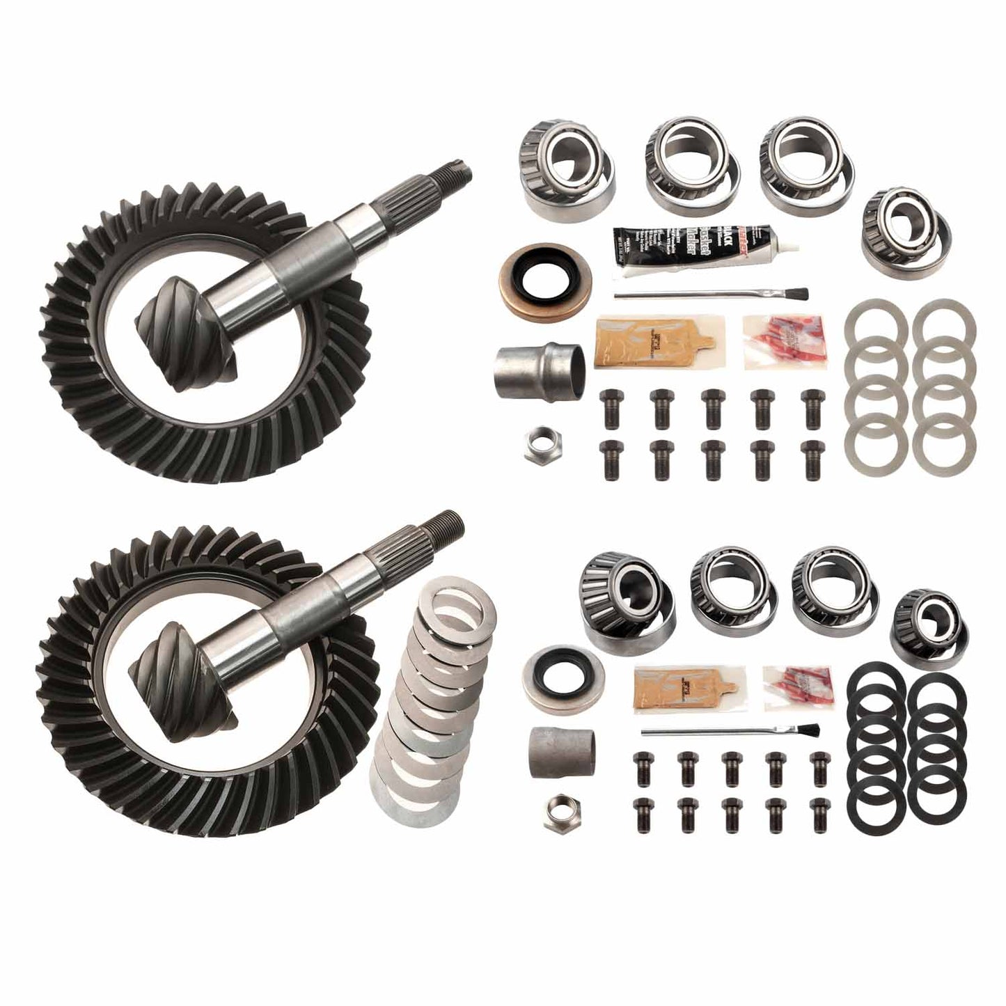 Differential Ring And Pinon Front And Rear Complete Kit