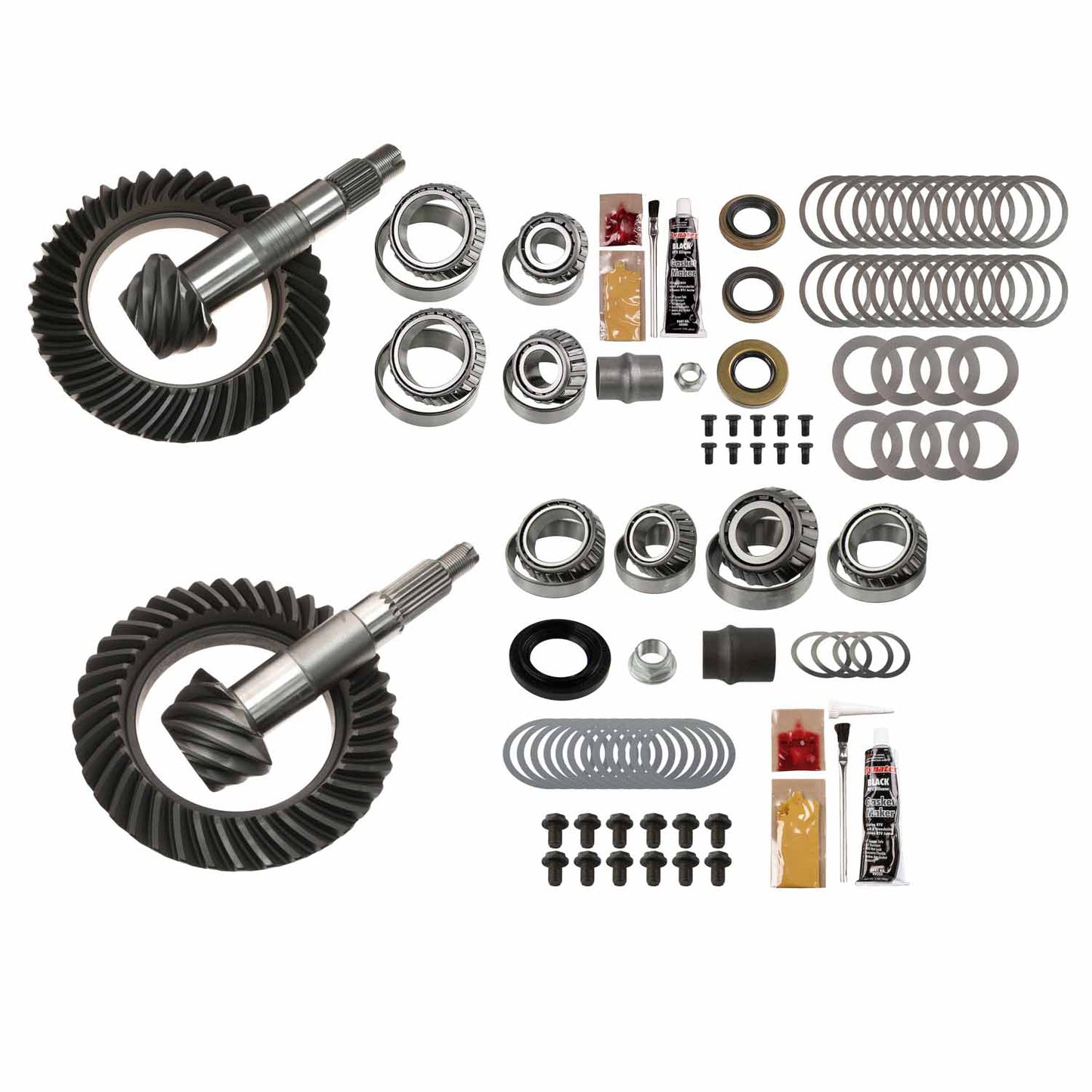 Differential Ring And Pinon Front And Rear Complete Kit