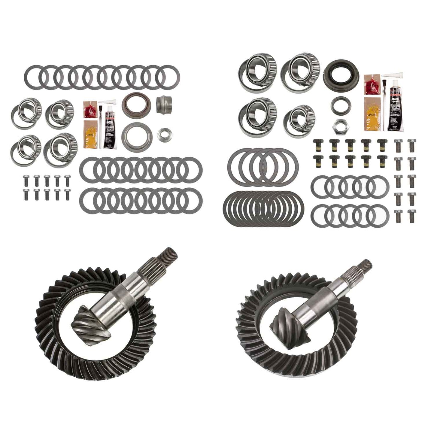 Differential Ring And Pinon Front And Rear Complete Kit