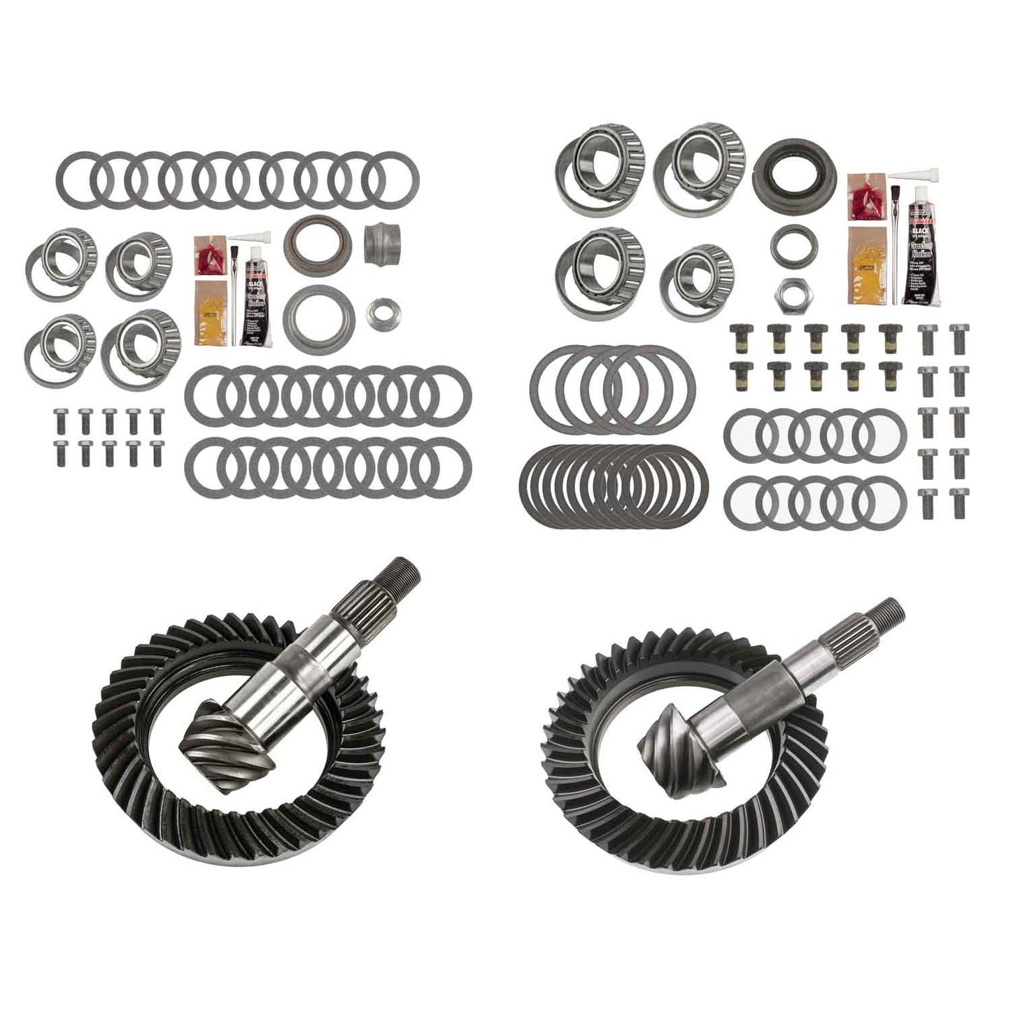 Differential Ring And Pinon Front And Rear Complete Kit