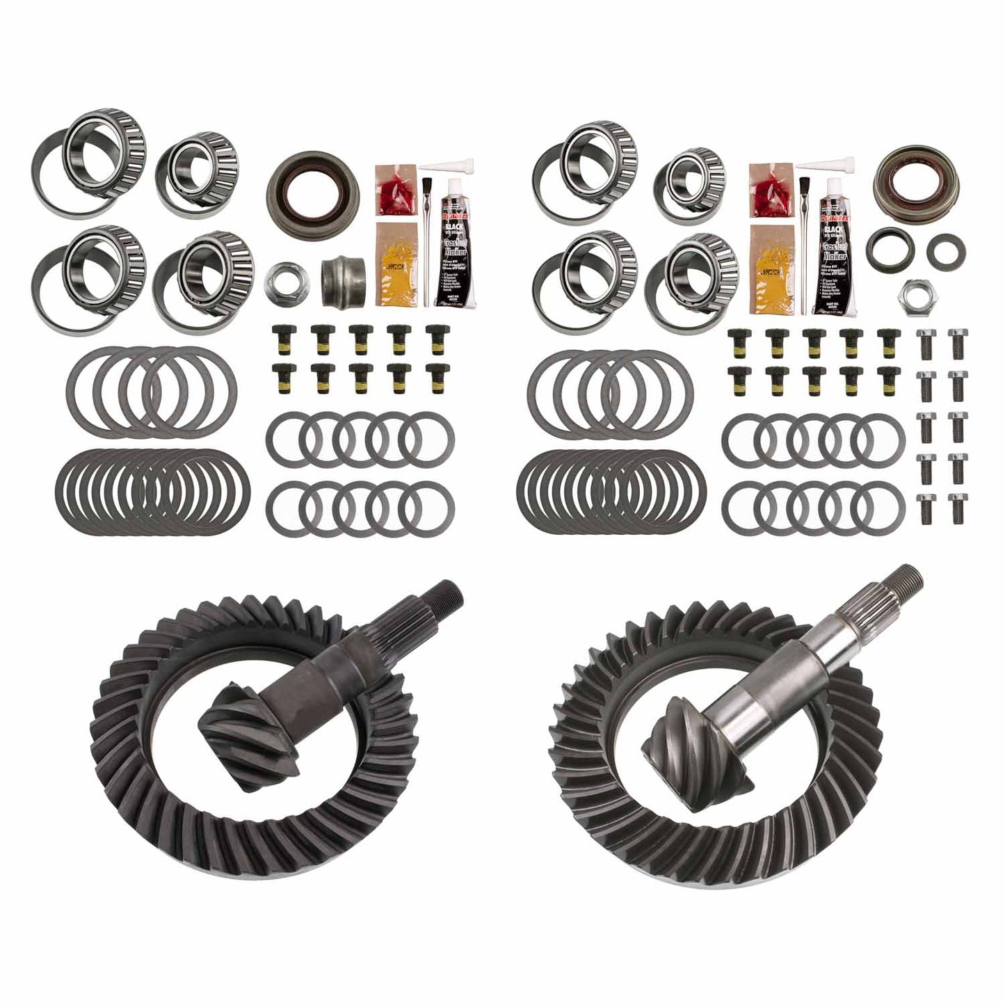 Differential Ring And Pinon Front And Rear Complete Kit