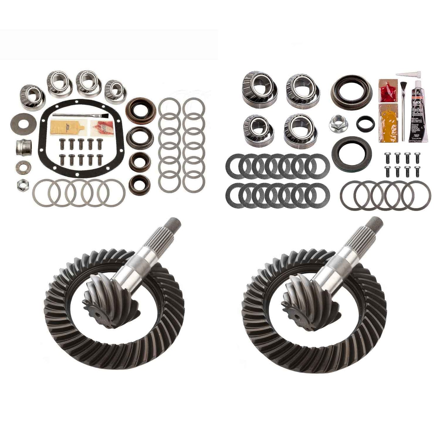 Differential Ring And Pinon Front And Rear Complete Kit