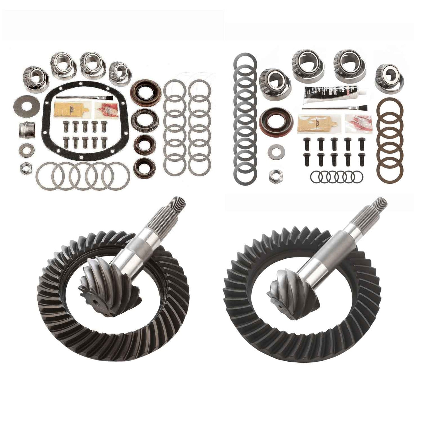 Differential Ring And Pinon Front And Rear Complete Kit