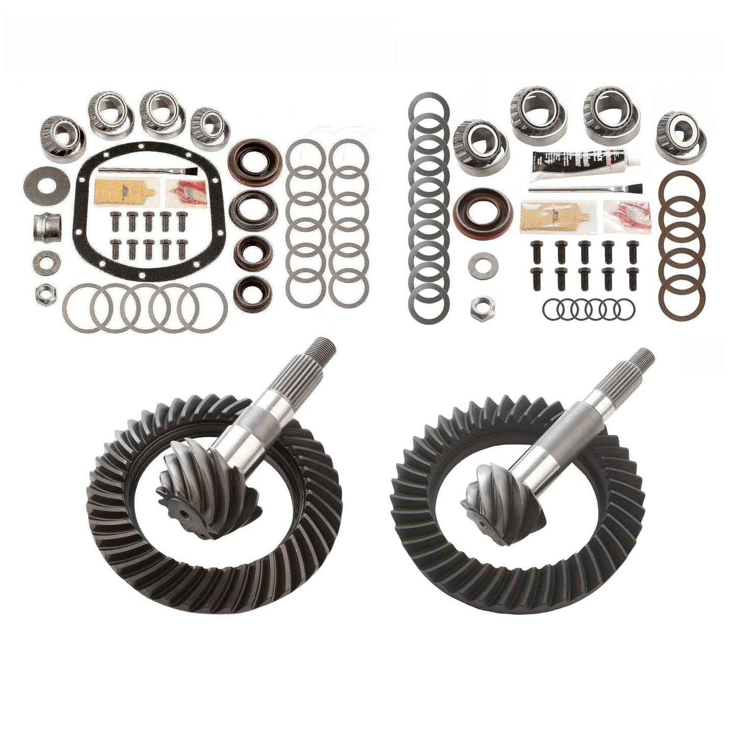 Differential Ring And Pinon Front And Rear Complete Kit